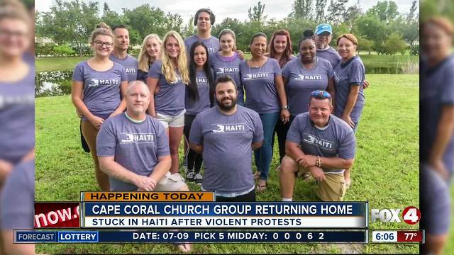 Cape Coral church group return home after being stuck in Haiti