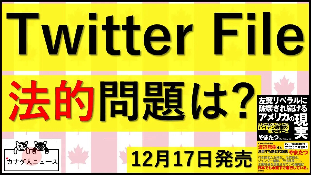 12.4 話題のTwitter Fileの法的問題は?