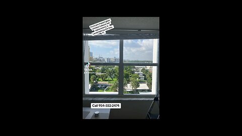 Hurricane impact glass window balance rod replacement in Lauderdale-by-the-Sea, Fl.