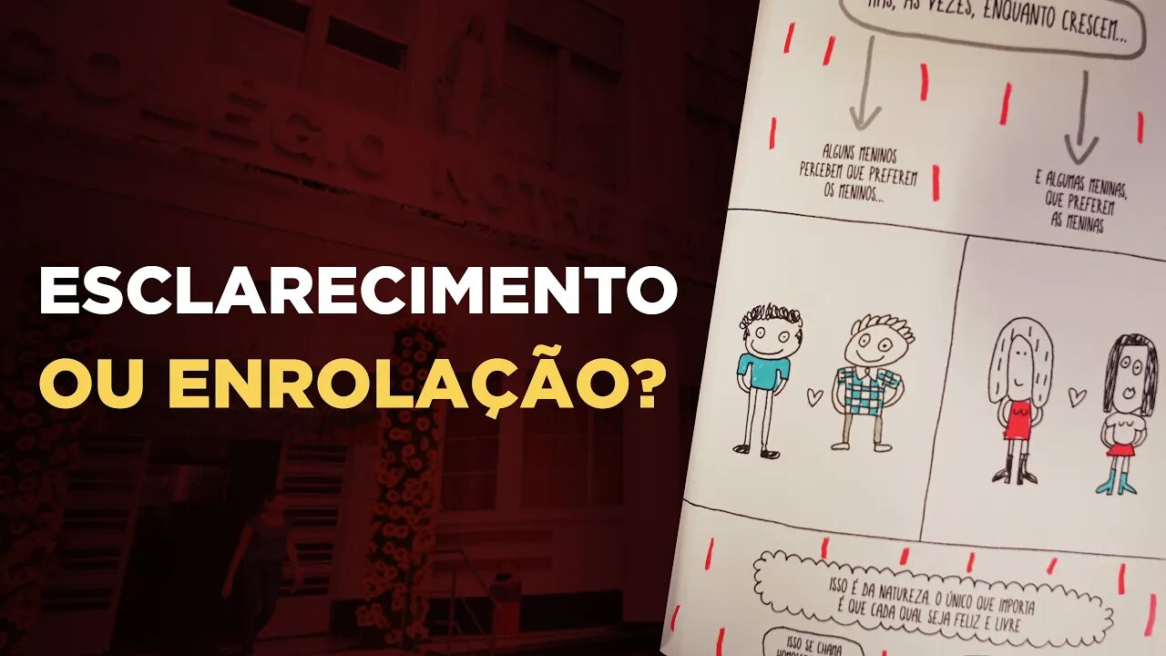 Colégio vem a público e responde sobre livro com ideologia de gênero!