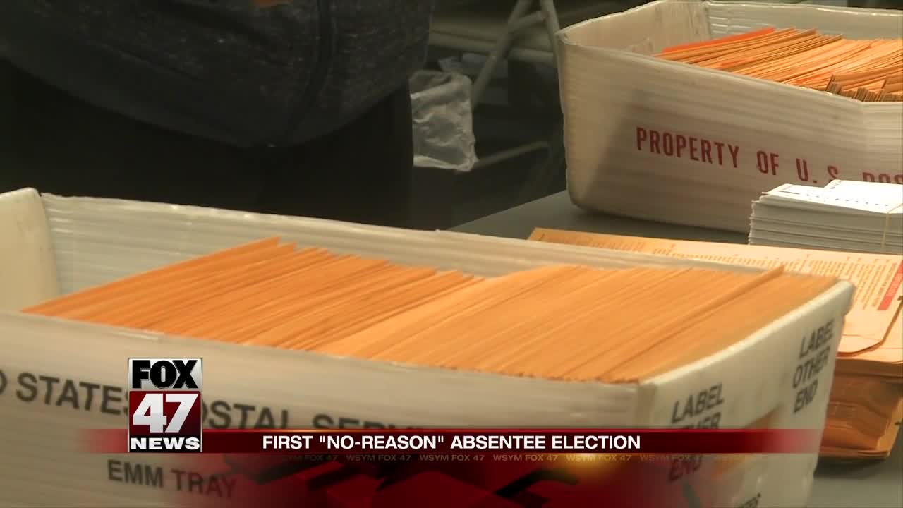 First no-reason absentee election in May