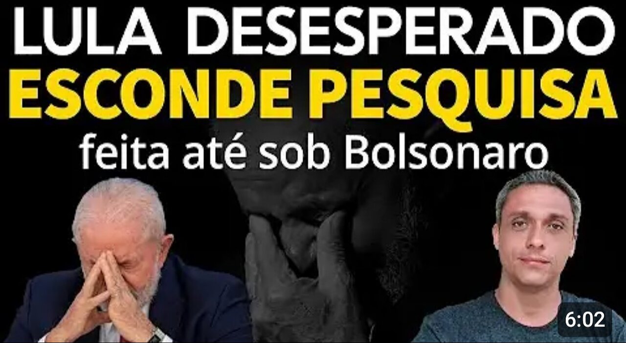 DESPERATE - Lula's government hides results of research carried out even under Bolsonaro