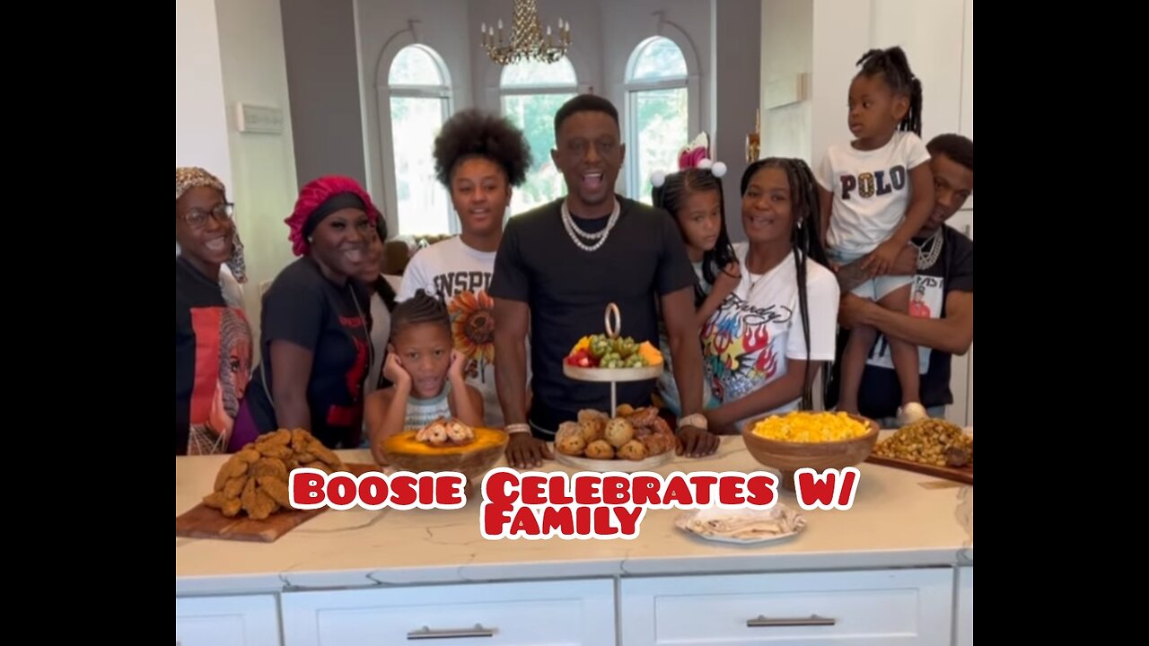 Boosie Celebrates a Late Father's Day With His Kids