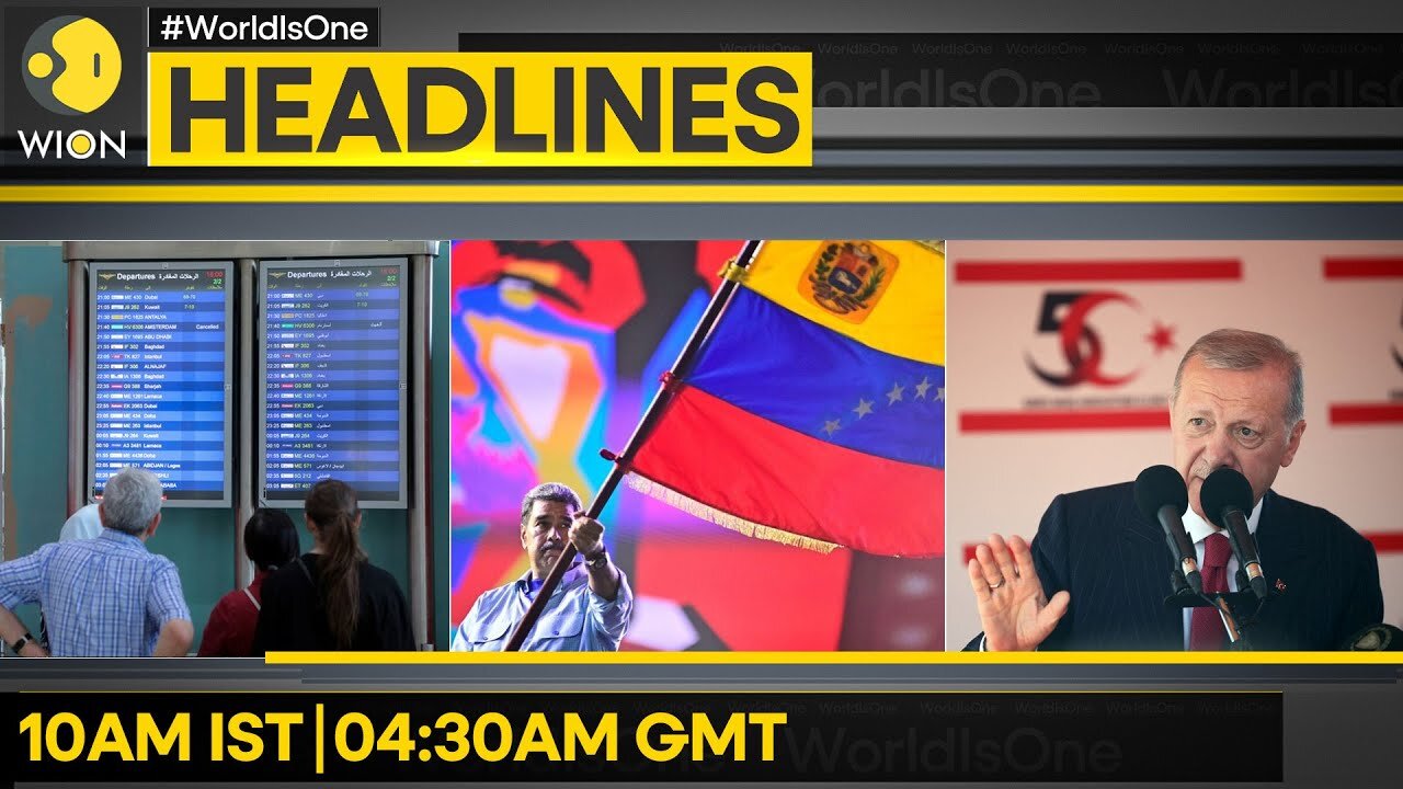 Venezuela polls: Maduro wins 3rd term | Beirut Airport cancels flights | WION Headlines| RN ✅