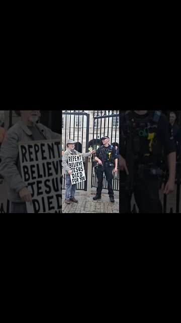Jesus will return on a white horse 😲 😲 😲 #horseguardsparade