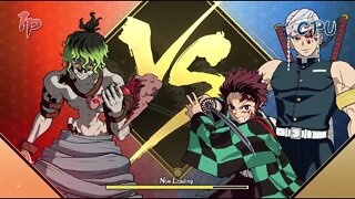 Gyutaro Vs. Tanjiro (Entertainment District ) and Tengen Uzui - VERY HARD CPU