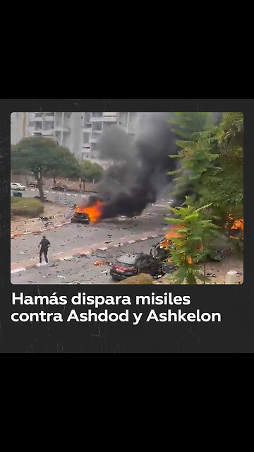 Hamás lanza alrededor de 120 misiles contra dos ciudades israelíes