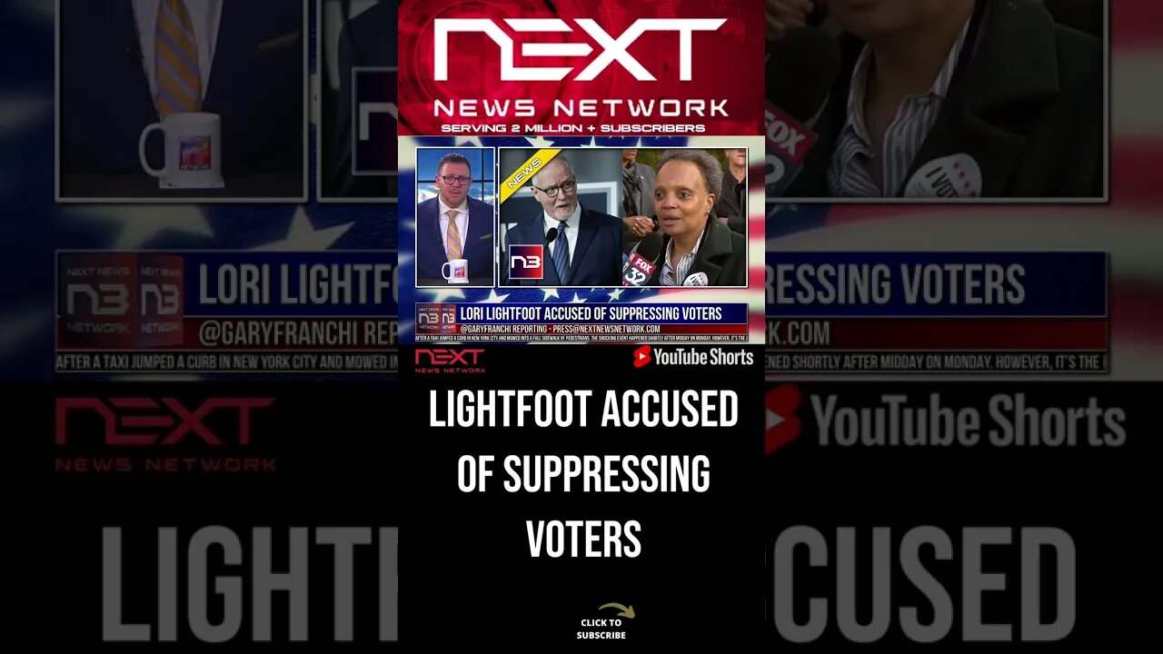 Lori Lightfoot Accused Of Suppressing Voters #shorts