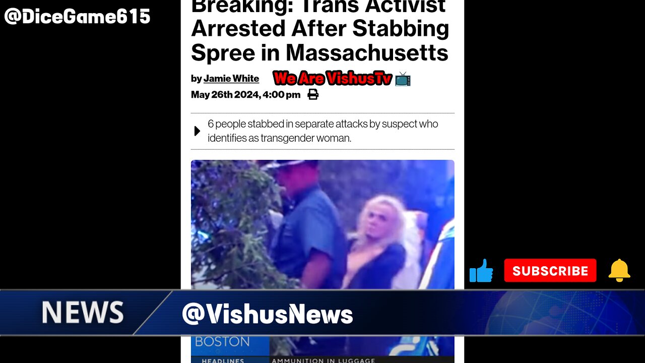 Breaking: Trans Activist Arrested After Stabbing Spree... #VishusTv 📺