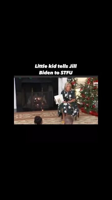 Kid tells Jill Biden STFU