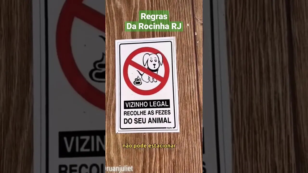 regras na favela da Rocinha RJ #shorts #favela #rj #turismo #riodejaneiro
