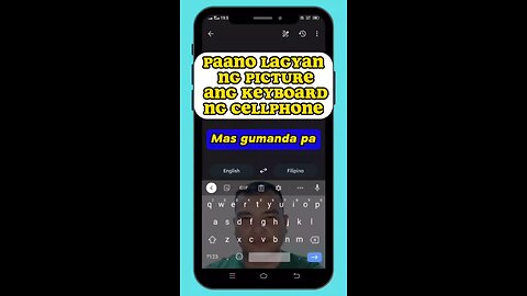 Picture sa keyboard ng cellphone paano gawin