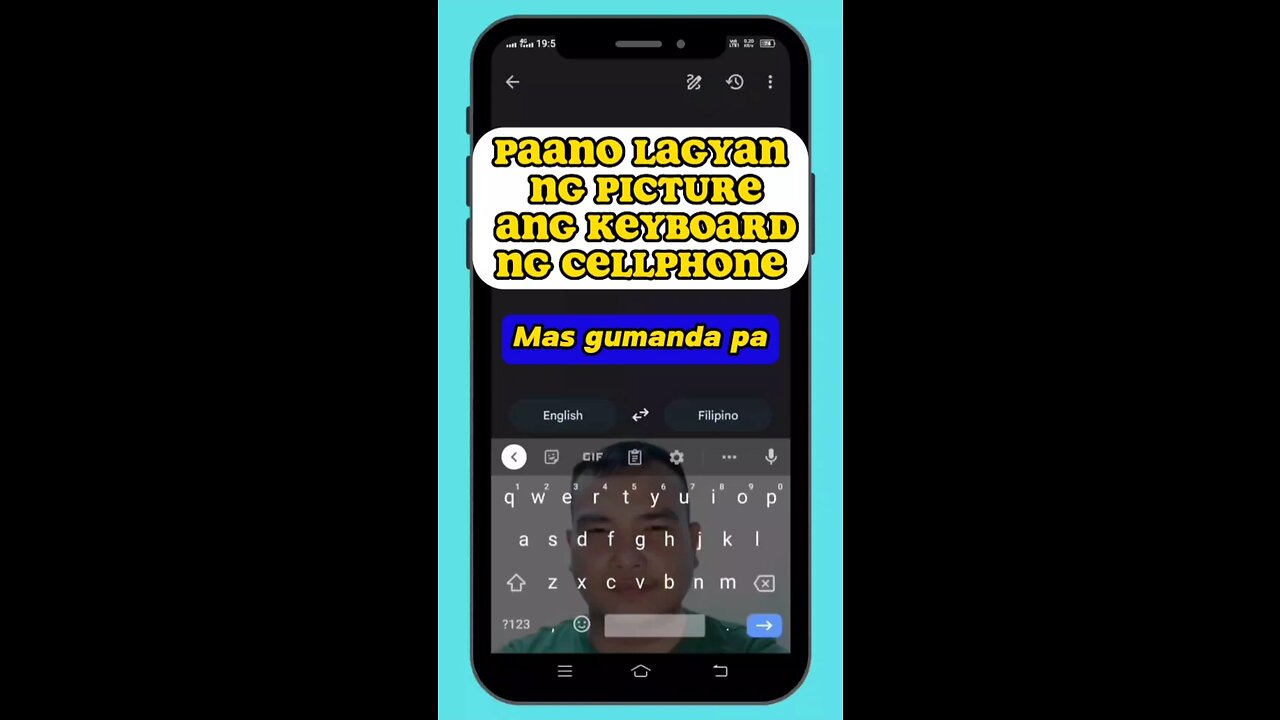 Picture sa keyboard ng cellphone paano gawin