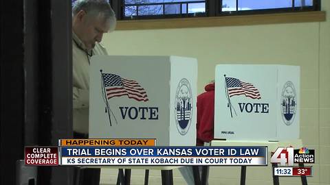 Trial over Kansas voter ID law could have impacts nationwide