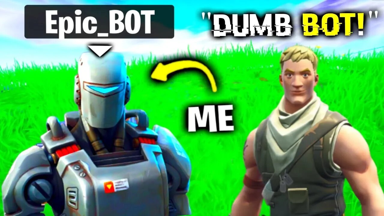 I Pretended To Be A BOT From Season 11.. (Fortnite)