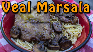 Dutch Oven Veal Marsala