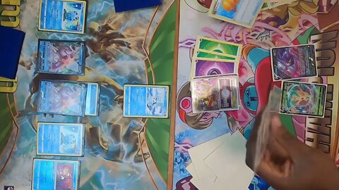 Giratina VStar/Leafeon VStar vs Palkia VStar/Inteleon at @The Local Game Store | Pokemon TCG