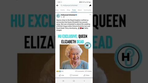 Queen Elizabeth Dead 02/22/2022