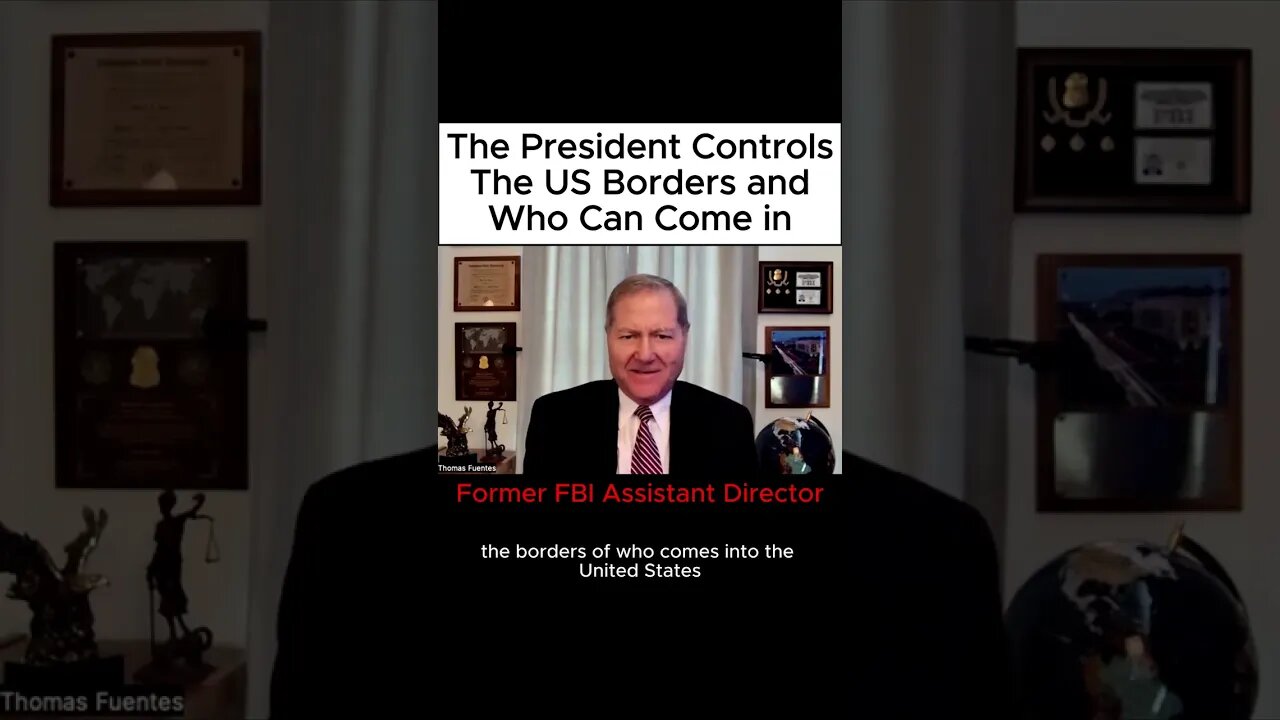 The President Controls The US Borders and Who Can Come in