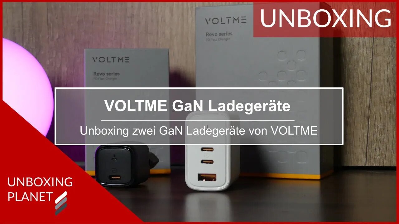 Zwei GaN Ladegeräte von VOLTME - Unboxing Planet