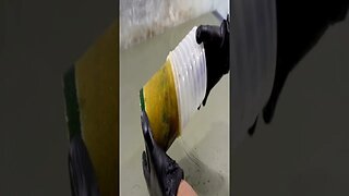making a cleaver handle Using Pine Cone #shorts