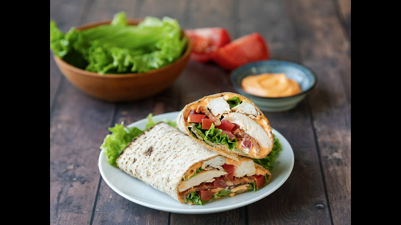 Chicken Wrap,Quick And Easy Recipe