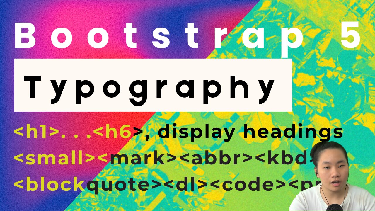 TinaTeach Bootstrap 5 for Beginners : Typography