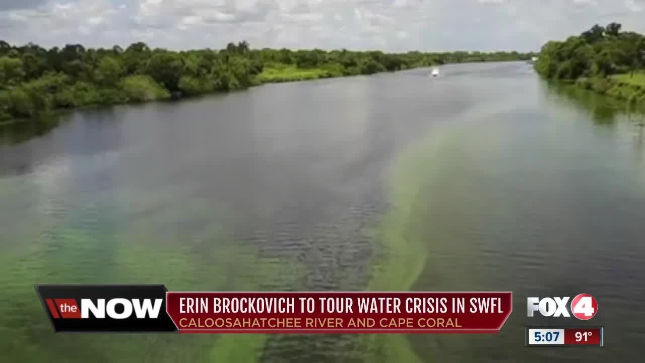 Erin Brockovich touring SWFL water crisis