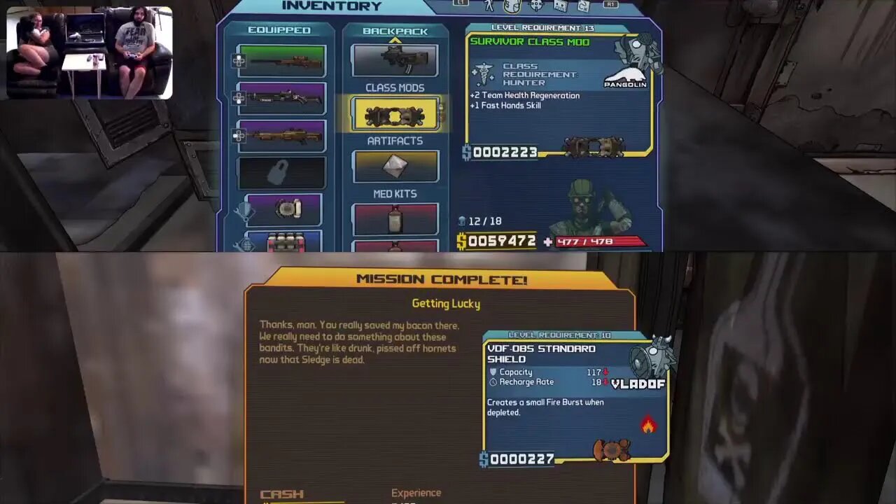 Borderlands play through with Mary_Pain_ part 3