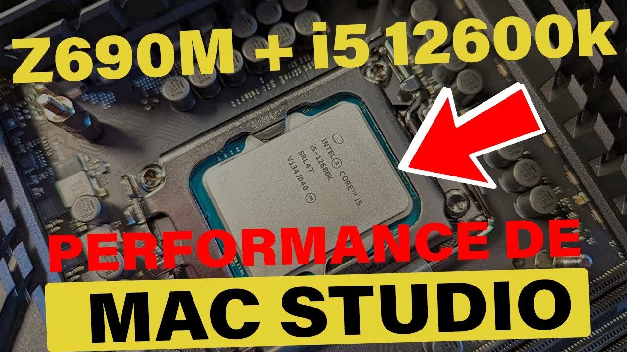 π₯KIT PERFEITO HACKINTOSH π PERFORMANCE DE MAC STUDIO π± GIGABYTE Z690M AORUS ELITE + I5 12600K π