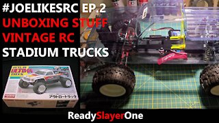 #JoeLikesRC Episode 2: Unboxing Stuff for My Vintage RC Stadium Trucks Part 2 (of 2)