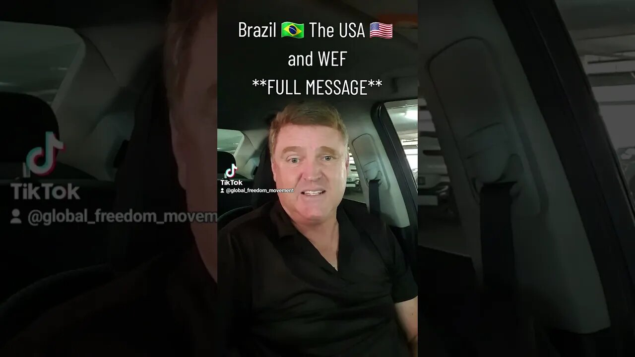 Brazil π§π· The USA πΊπΈ never take the globalists WEF fear.