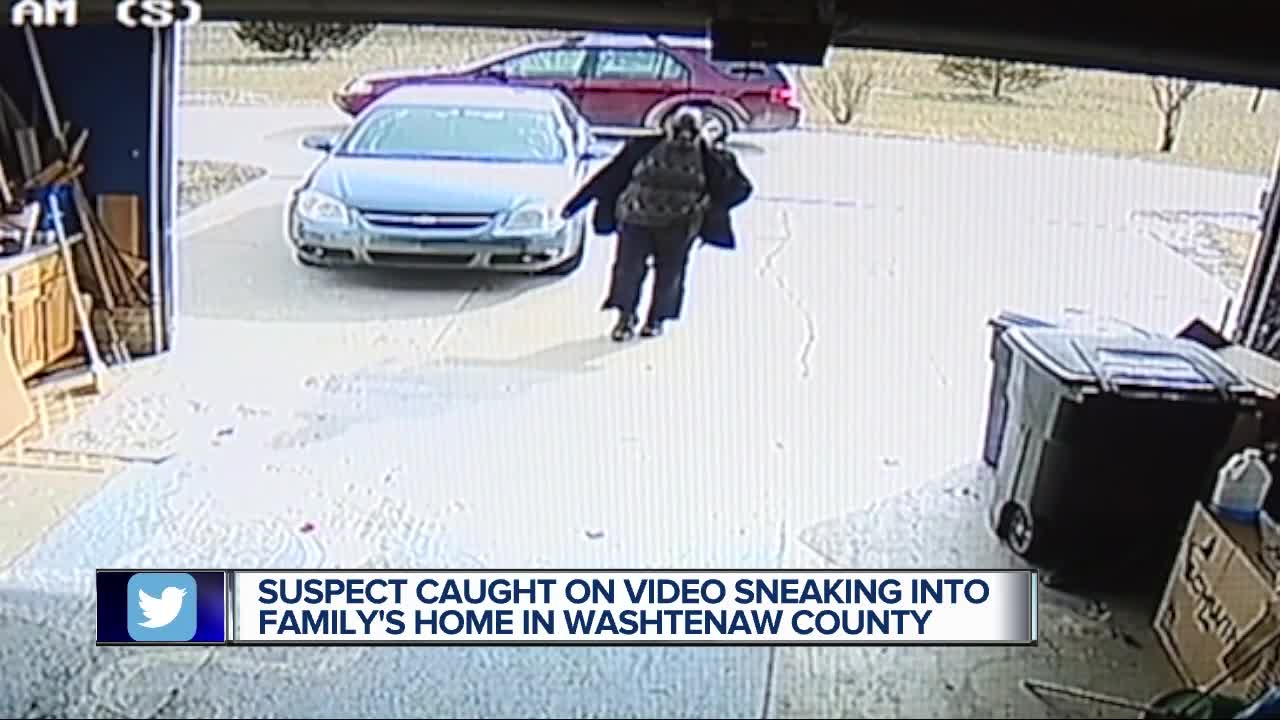 Suspect wanted for entering open garage door, stealing purse from occupied Washtenaw County home