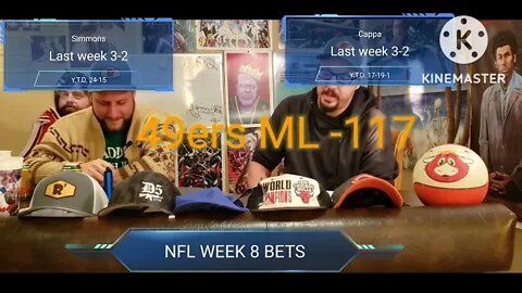 Spooky NFL week 8 bets and Props. scary good picks!