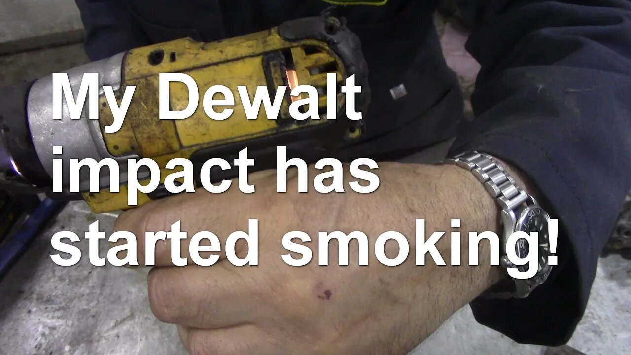 Smoking Dewalt!