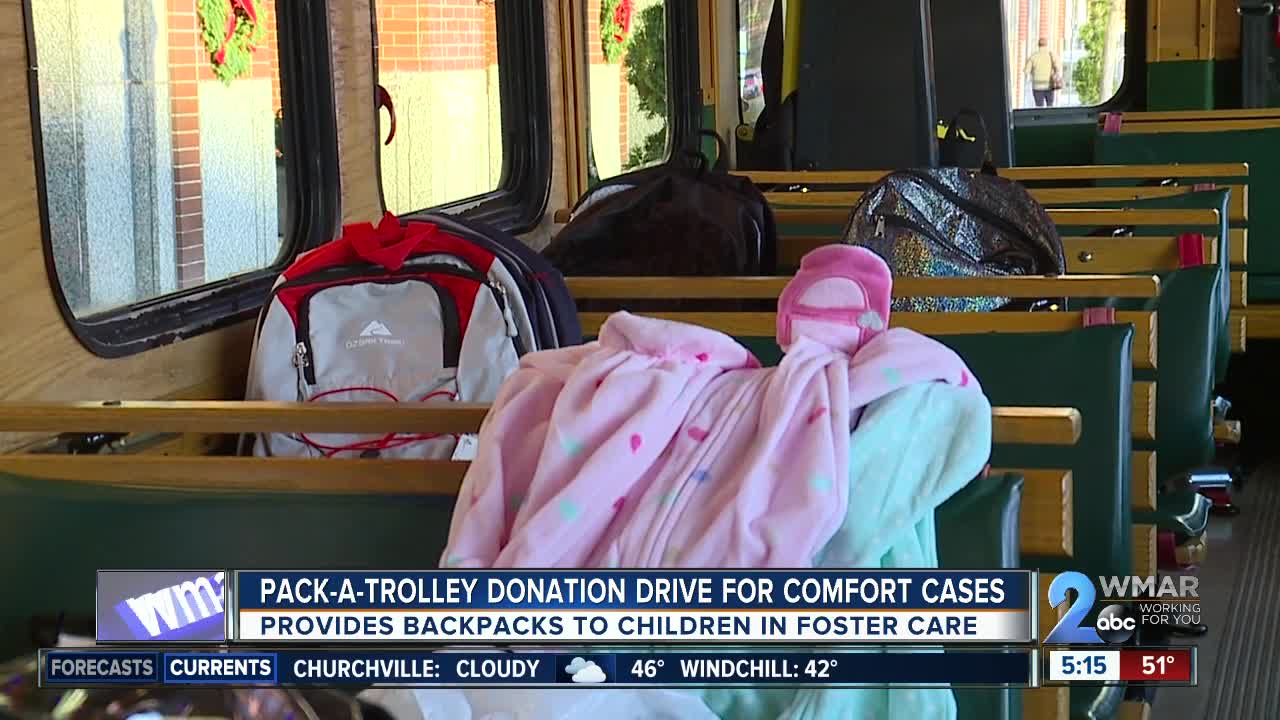 Pack-a-Trolley donation drive provides backpacks to those in foster care