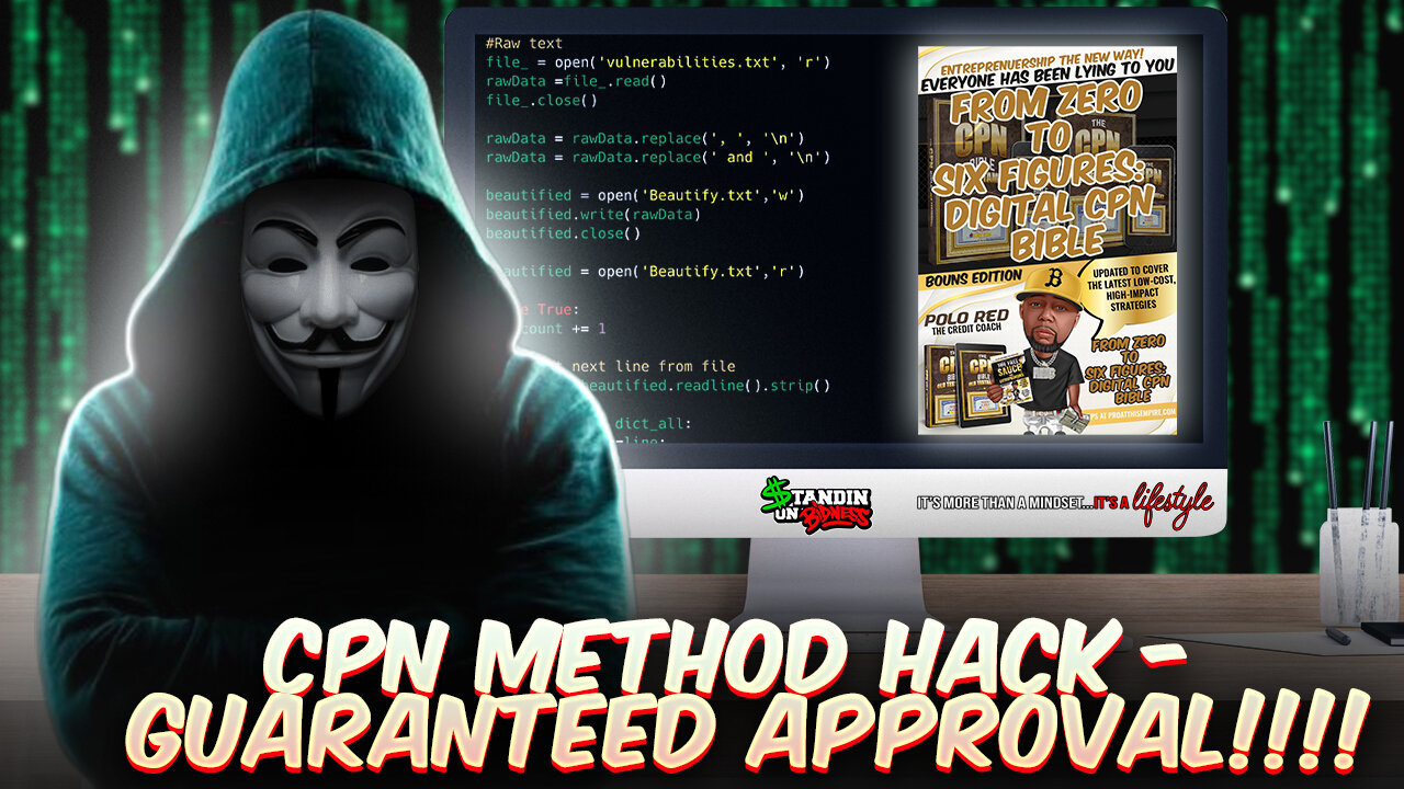 The CP Bible Blueprint CPN Method Hack - Guaranteed APPROVAL!!!!