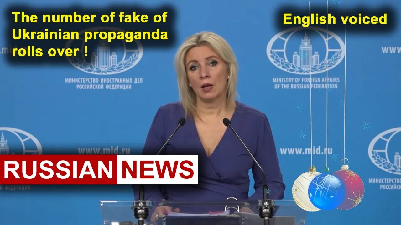 The number of fake Ukrainian propaganda rolls over! Zakharov. Russia Ukraine