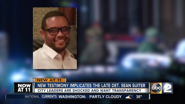 City leaders react to BPD corruption trial testimony implicating slain detective Sean Suiter