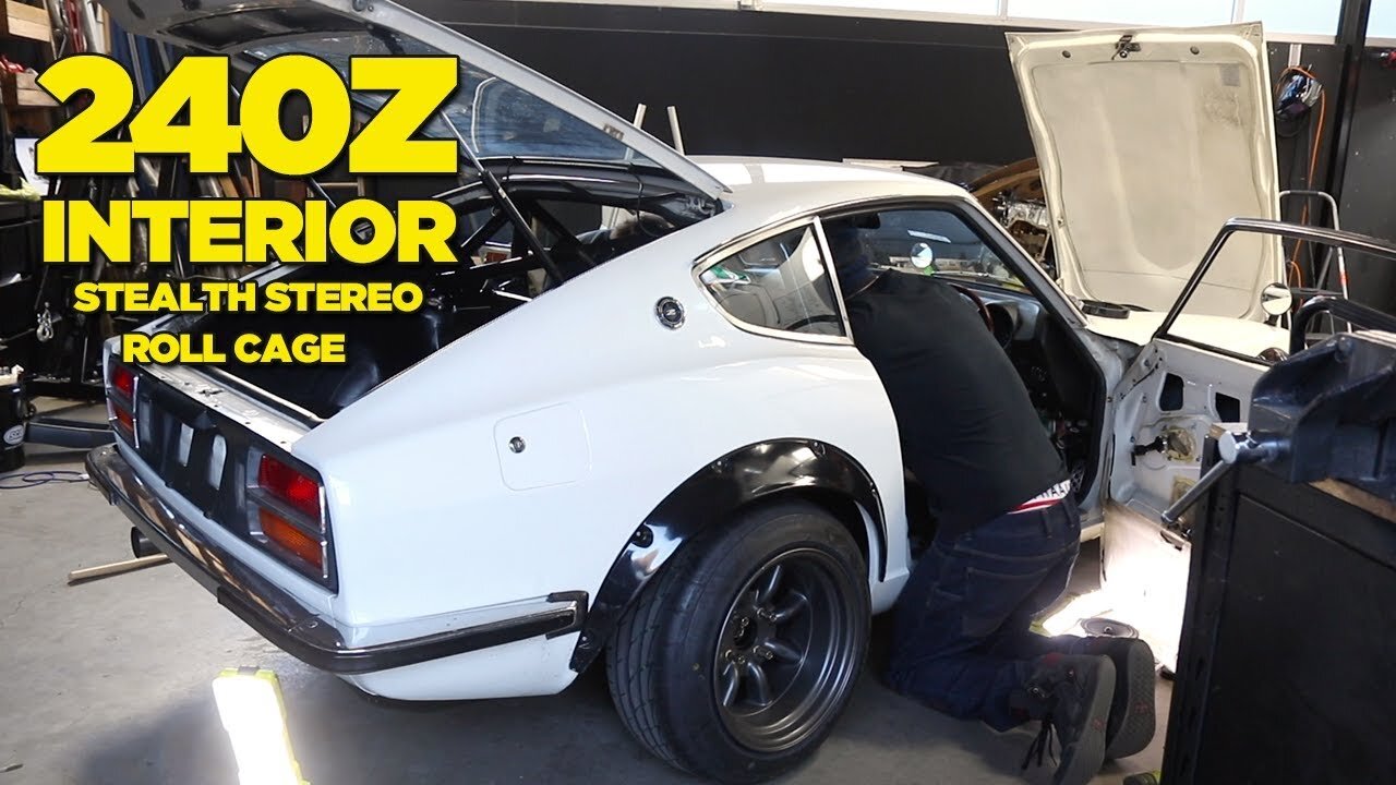 RB26 240Z - Roll Cage + Stealthy Hidden Stereo