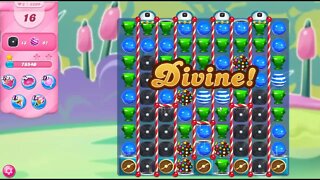 Candy Crush Level 3309 Talkthrough, 20 Moves 0 Boosters