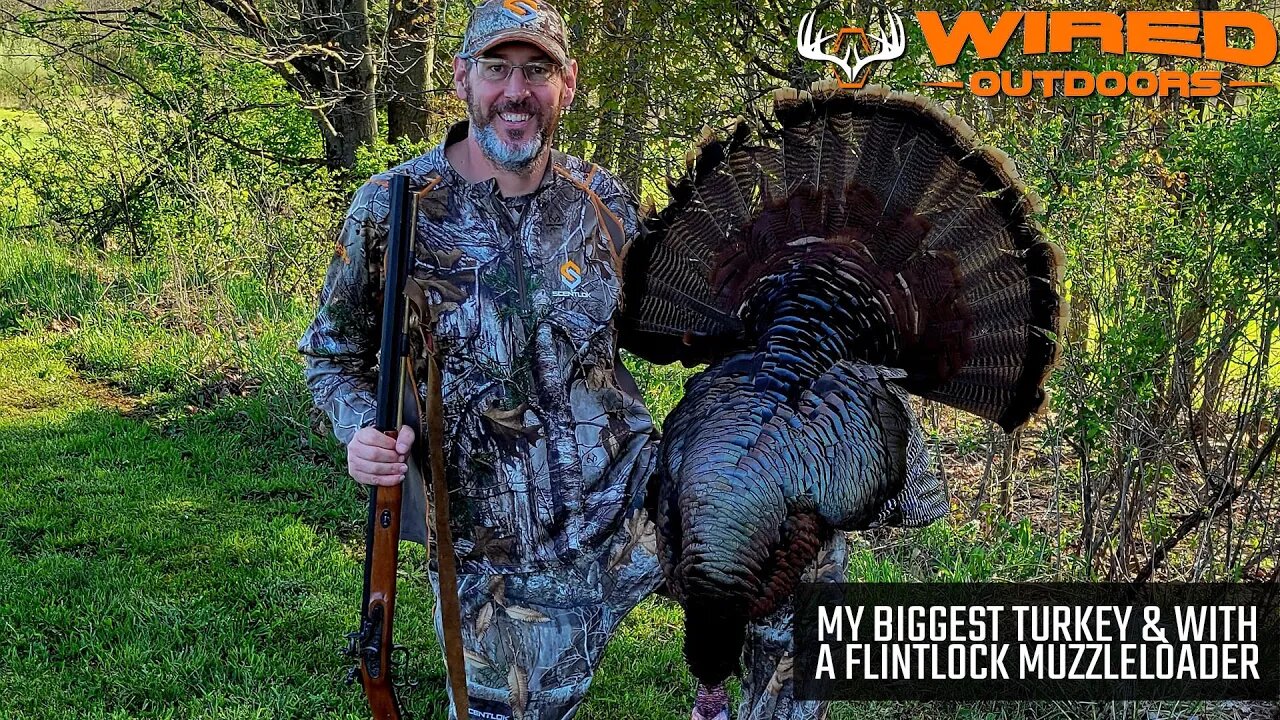 PA Turkey Hunt - My Biggest Turkey And With A FLINTLOCK MUZZLELOADER