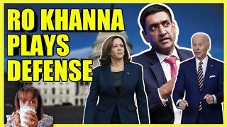 Ro Khanna DEFENDS Biden & Kamala (clip)