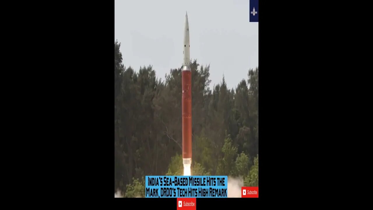 India's Sea Based Missile Hits the Mark, DRDO's Tech Hits High Remark