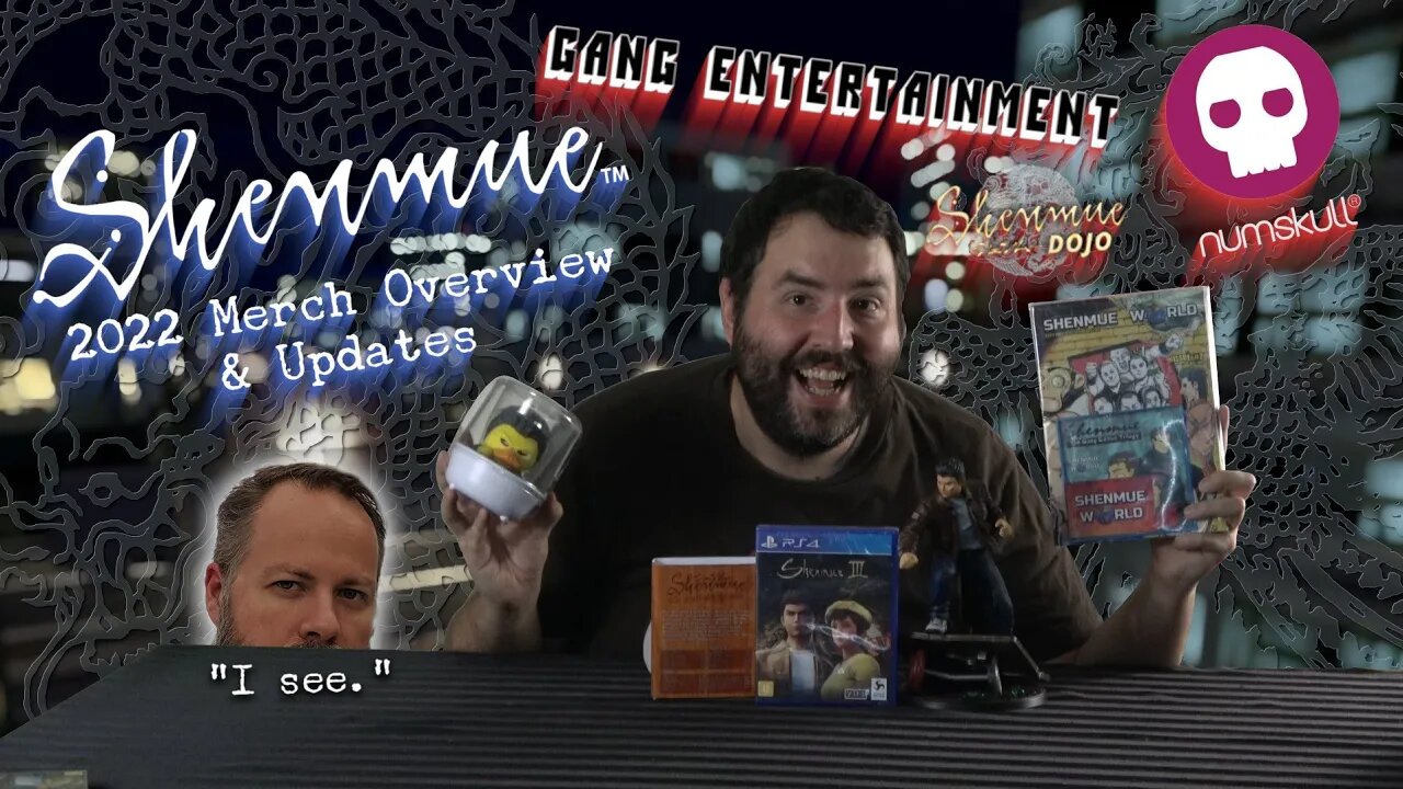 Shenmue 2022 New Merch + Updates! - Adam Koralik