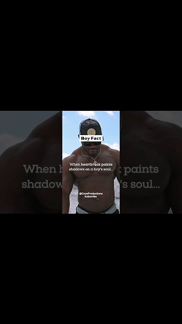 When heartbreak paints shadows on a boy's soul... #relationshipadvice #shorts