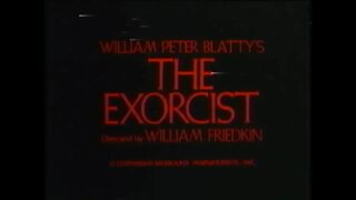 THE EXORCIST (1973) Trailer B [#VHSRIP #theexorcist #theexorcistVHS]
