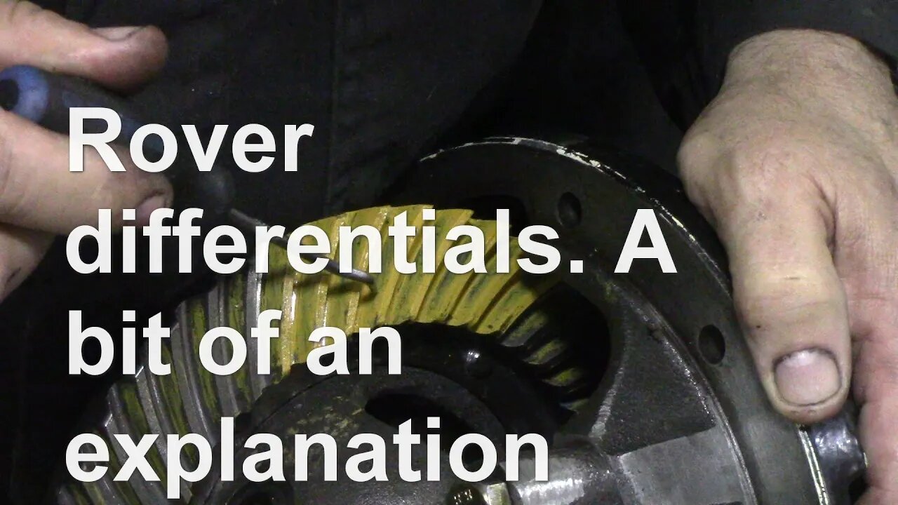 Rover differentials A bit of an explanation