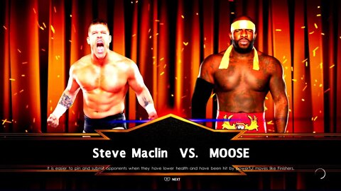 Impact Wrestling Moose vs Steve Maclin