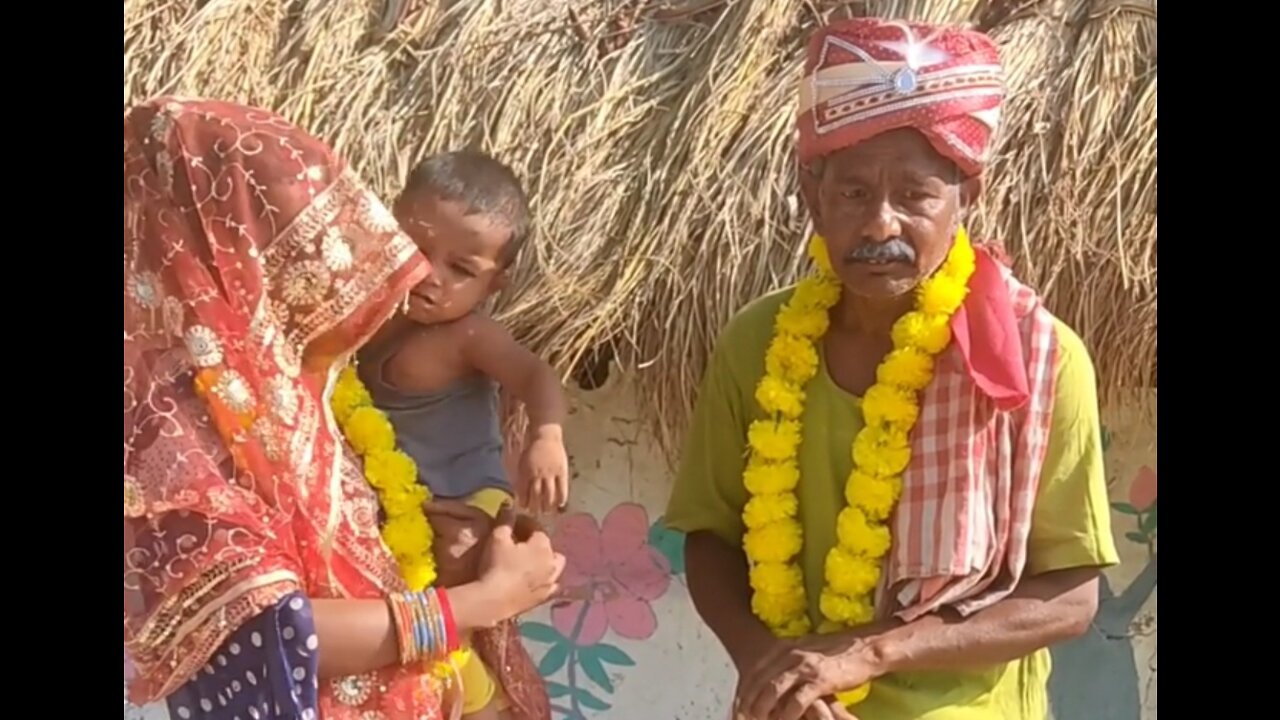 70 साल के बूढ़े ने की 25 साल के लड़की से शादी ।। 70 year old man marries 25 year old girl ।।